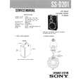 SONY SSD201 Manual de Servicio
