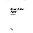SONY CDP-43 Manual de Usuario
