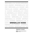 HUSQVARNA GRINDLUX4000 Manual de Usuario