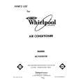 WHIRLPOOL AC1352XT0 Parts Catalog