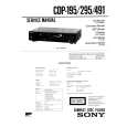 SONY CDP-491 Owners Manual
