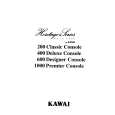 KAWAI 600DESIGNERCONSOLE Owners Manual