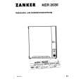 ZANKER KER2030 Owners Manual