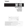 TEAC M1R Owners Manual