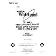 WHIRLPOOL SF365BEPW7 Parts Catalog
