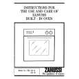ZANUSSI FBi553W Owners Manual