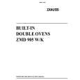 ZANUSSI ZMD905W Owners Manual