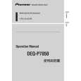 PIONEER DEQ-P7050/ES9 Owners Manual