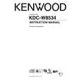 KENWOOD KDC-W8534 Owners Manual