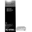 SHARP VC-9700 Owners Manual