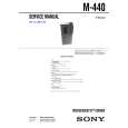 SONY M440 Service Manual