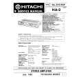 HITACHI HA2 Service Manual