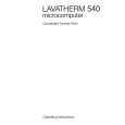 AEG Lavatherm 540 A Owners Manual