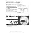 TECHNICS SL-1500 Owners Manual