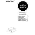 SHARP SF2114 Instrukcja Obsługi