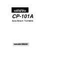 ONKYO CP101A Owners Manual