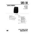 SONY SRS38 Service Manual