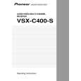PIONEER VSX-C400-S/SDBXU Manual de Usuario
