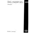 AEG FAV675I-D Owners Manual