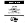 SANYO RD4545 Service Manual