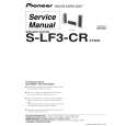 PIONEER S-LF3-CR/XTW/E Service Manual