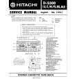 HITACHI D-5500BS Service Manual