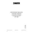 ZANUSSI ZV120 Owners Manual