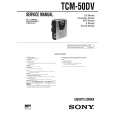 SONY TCM50DV Instrukcja Serwisowa