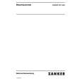 ZANKER SFX4040 (PRIVILEG) Owners Manual