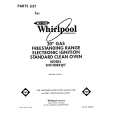 WHIRLPOOL SF0100ERW7 Parts Catalog