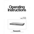 PANASONIC WJ410 Owners Manual