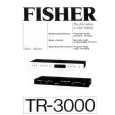 FISHER TR-3000 Owners Manual