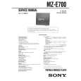 SONY MZE700 Service Manual