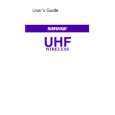 SHURE UHF WIRELESS Owners Manual