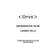 TRICITY BENDIX 160RE (Onyx) Owners Manual