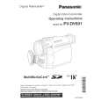 PANASONIC PVDV601D Instrukcja Obsługi