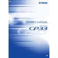 YAMAHA CP33 Owners Manual