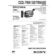 SONY CCDTR913E/TR950E Service Manual