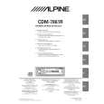 ALPINE CDM7861R Owners Manual