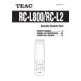 TEAC RCL2 Owners Manual
