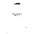 ZANUSSI ZT144R Owners Manual