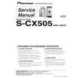 PIONEER S-CX505/XJM/E Service Manual