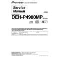 PIONEER DEH-P4980MPX1F Instrukcja Serwisowa