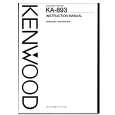 KENWOOD KA893 Instrukcja Obsługi