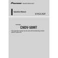 PIONEER CNDV-50MT (AVIC-X1, AVIC-X1R) Manual de Usuario
