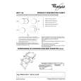 WHIRLPOOL AKT 156/IX Owners Manual