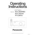 PANASONIC PTL797PWUL Owners Manual