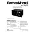 TECHNICS RS-7500US Service Manual