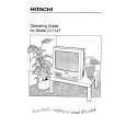 HITACHI C1714T Owners Manual