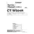 PIONEER CT-W504R Service Manual